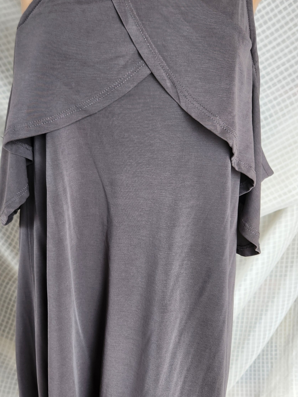 Rue21 Gray Layered Mini Dress